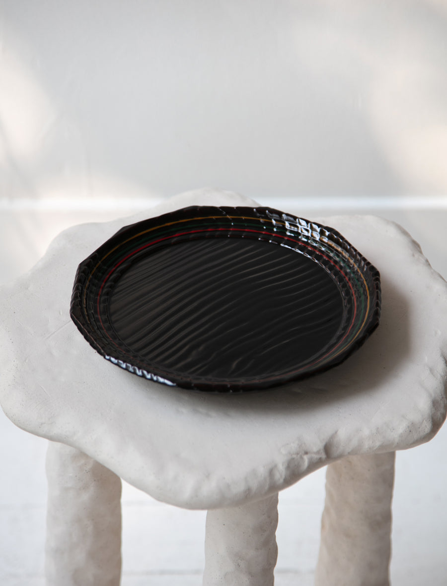 Coloured Rim Plate - Image 1