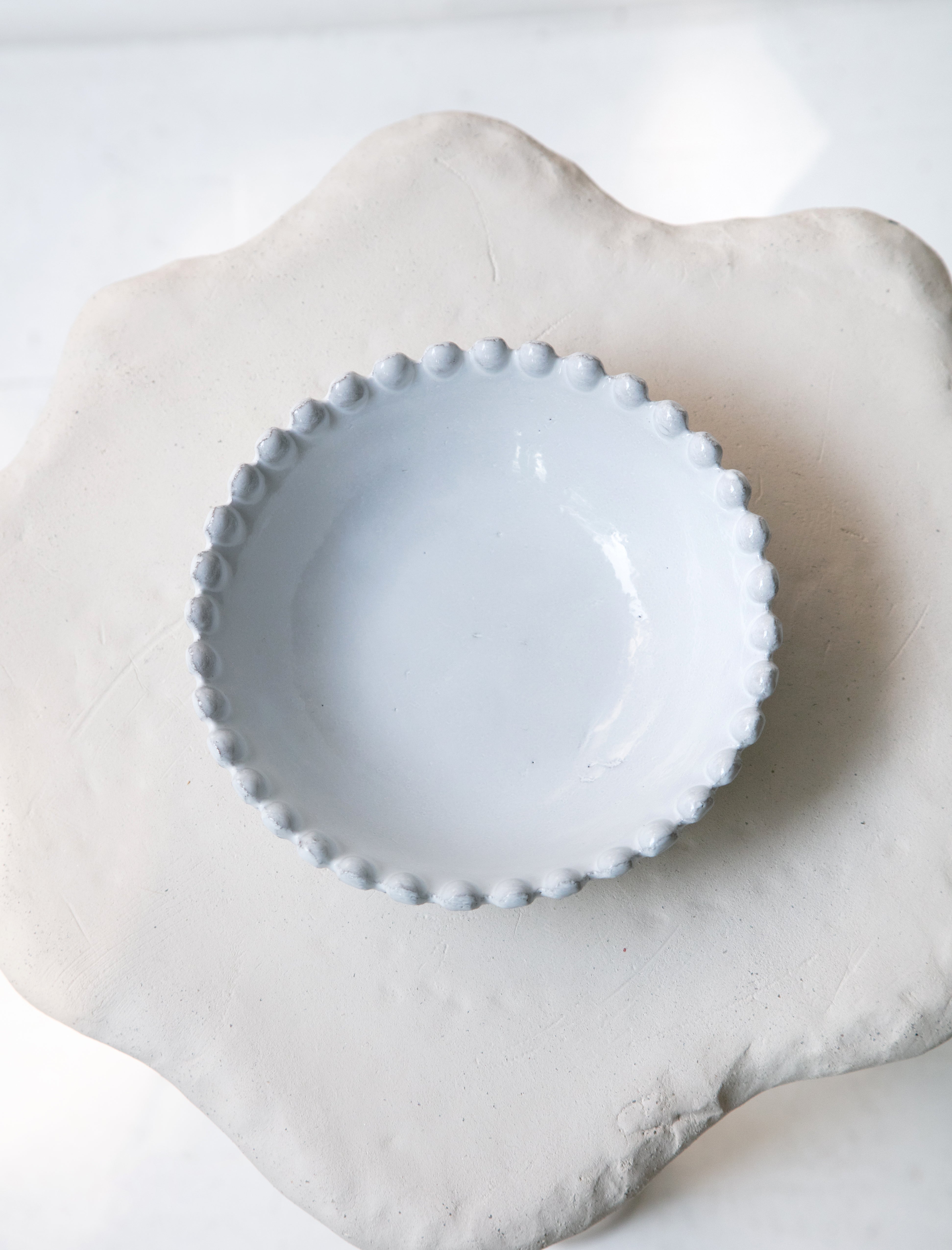 Astier de Villatte Small Adelaide Soup Plate