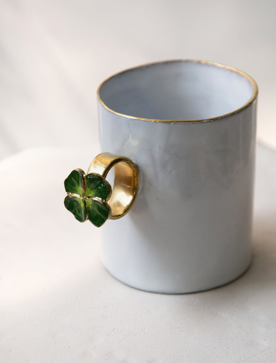 Astier de Villatte Four-Leaf Clover Ring Cup – Neighbour