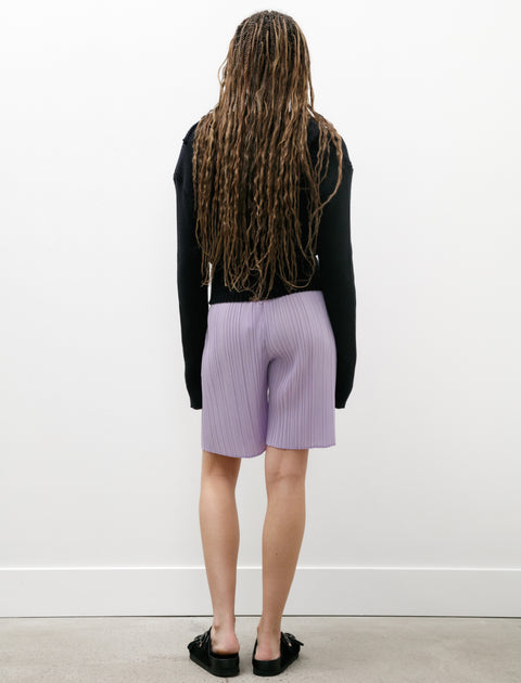 Pleats Please by Issey Miyake Monthly Colours Pleats Shorts Purple Onion