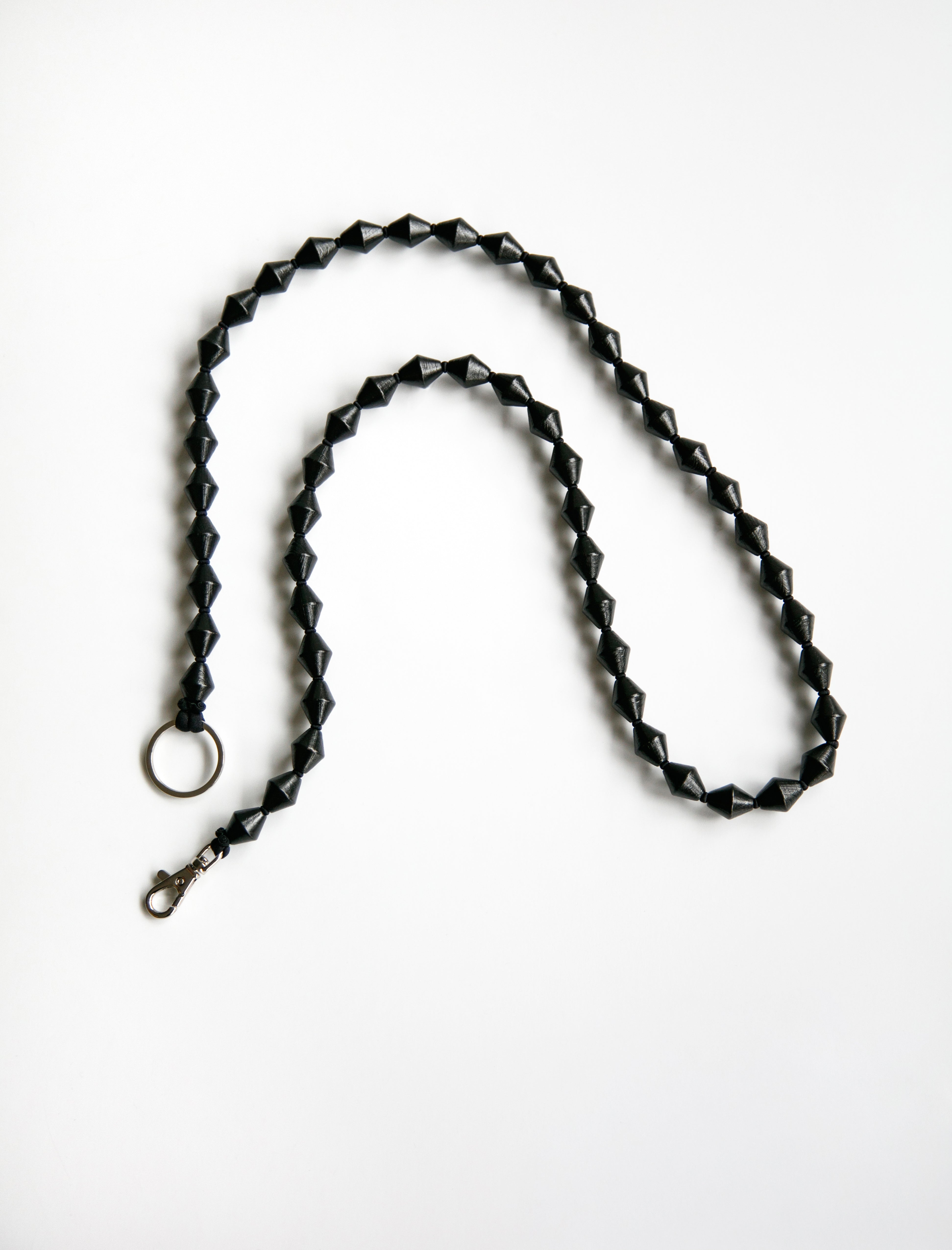 Ina Seifart Zickzack Phone Necklace Black Strap Only