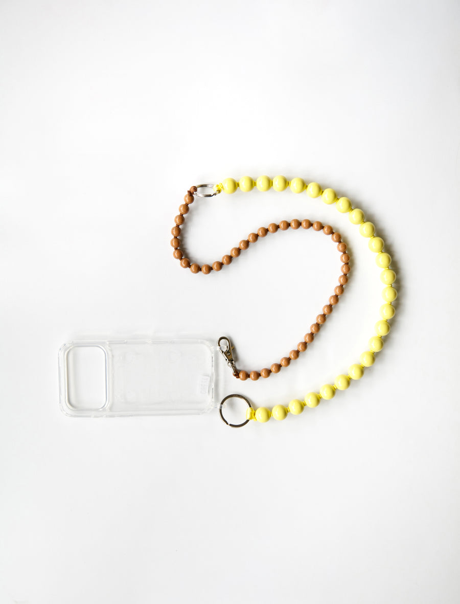 Handykette Phone Double Chain Long Butter/Mocha - Image 1
