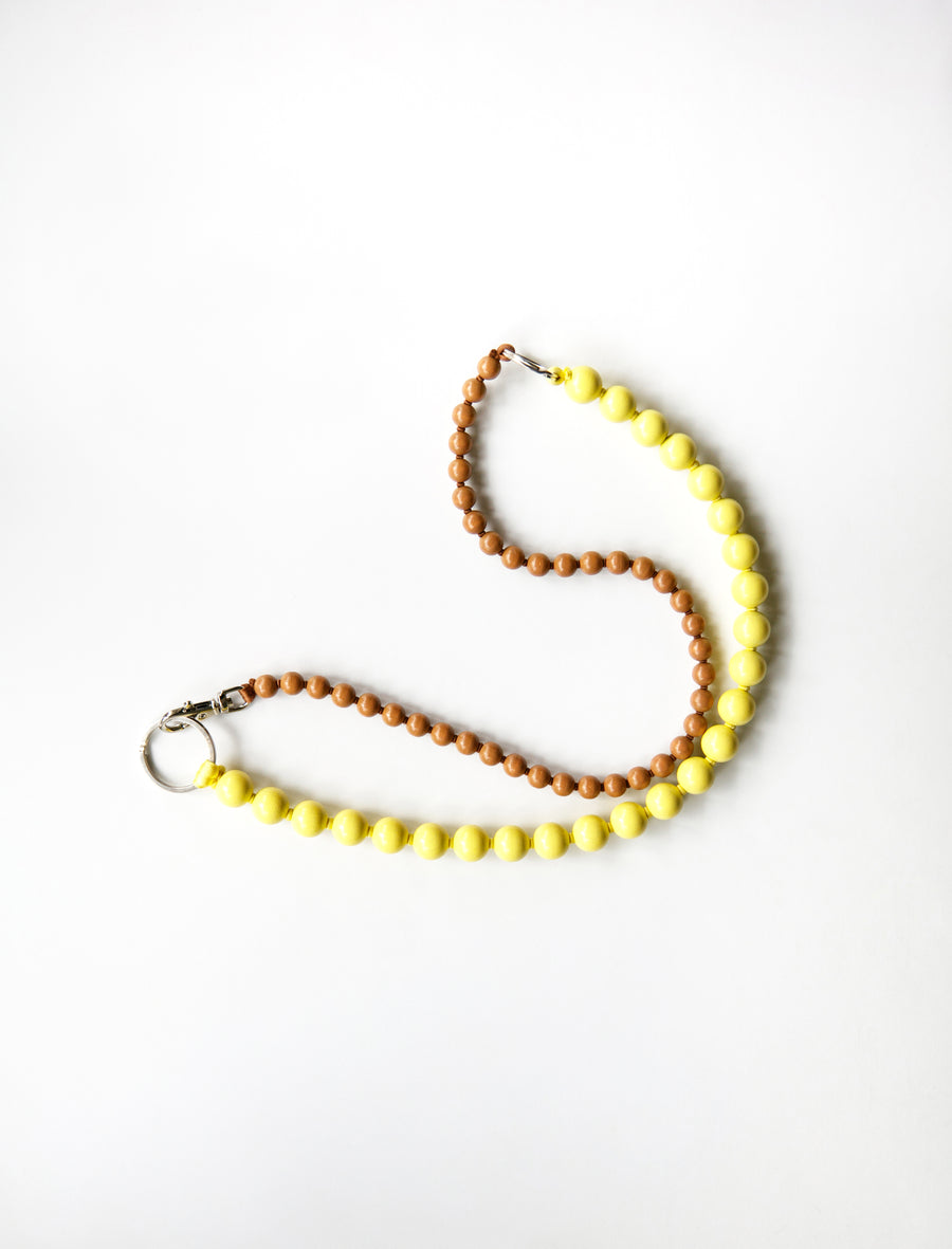 Handykette Phone Double Chain Long Butter/Mocha - Image 2