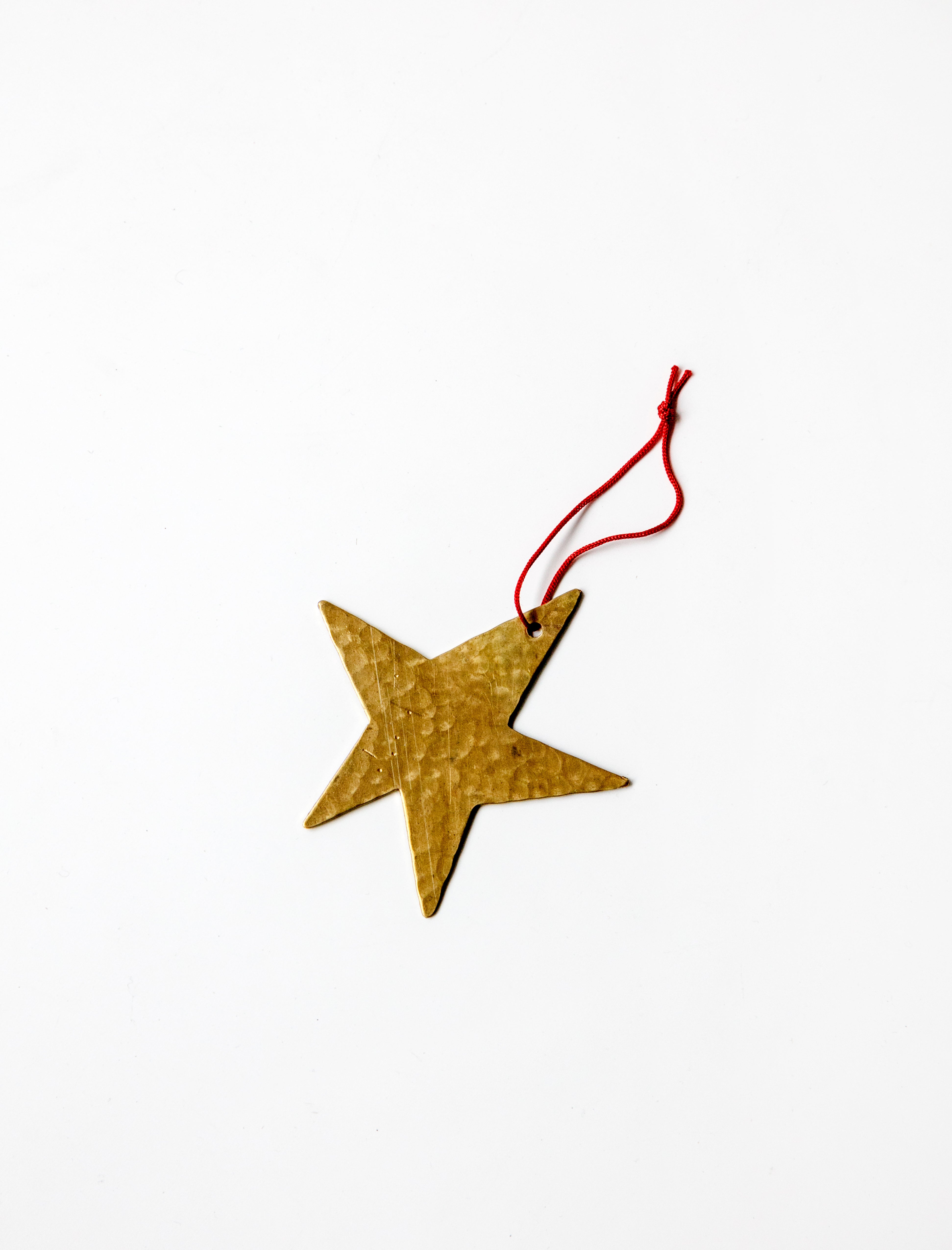 Fog Linen Brass Star Ornament