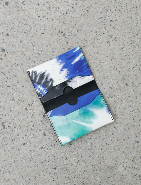 Acne Studios Folded Card Holder Tie Dye
