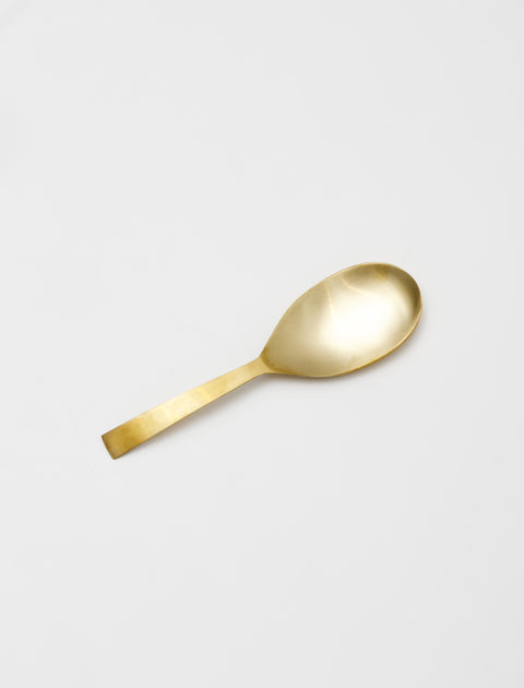 Fog Linen Brass Serving Spoon