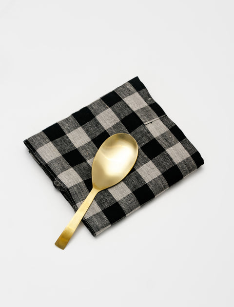 Fog Linen Brass Serving Spoon