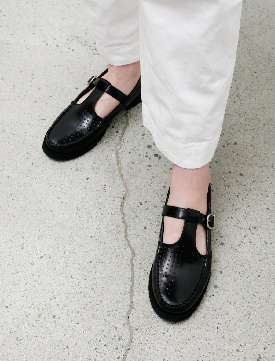 Babord T-Strap Loafer Black - Image 3