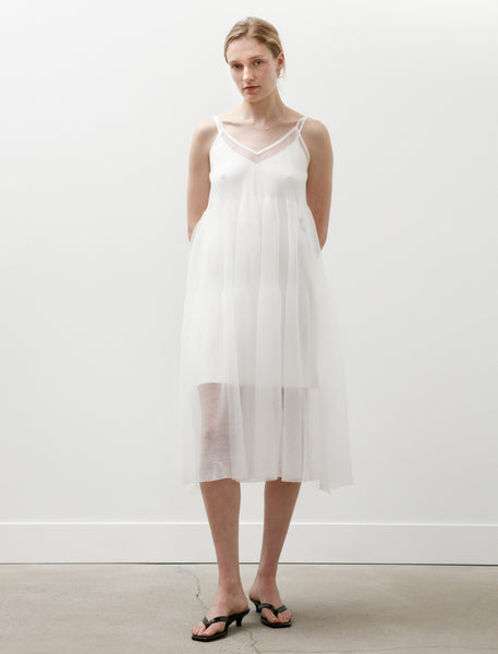 white sheer high low dress Florence White Semi-Sheer Floral Lace Maxi Dress, S / White