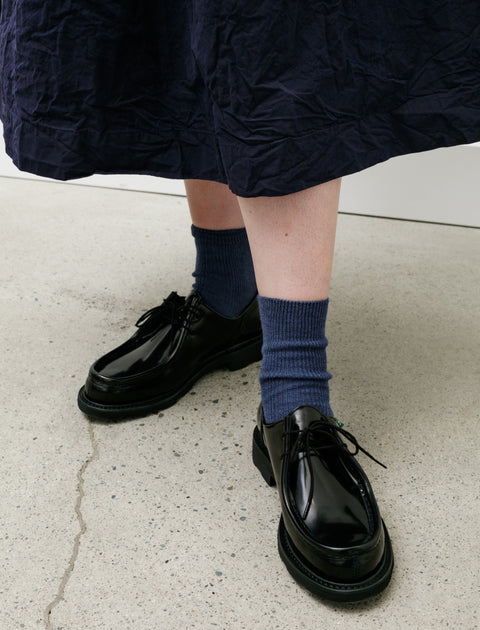 Maria La Rosa Ribbed Wool Ankle Socks