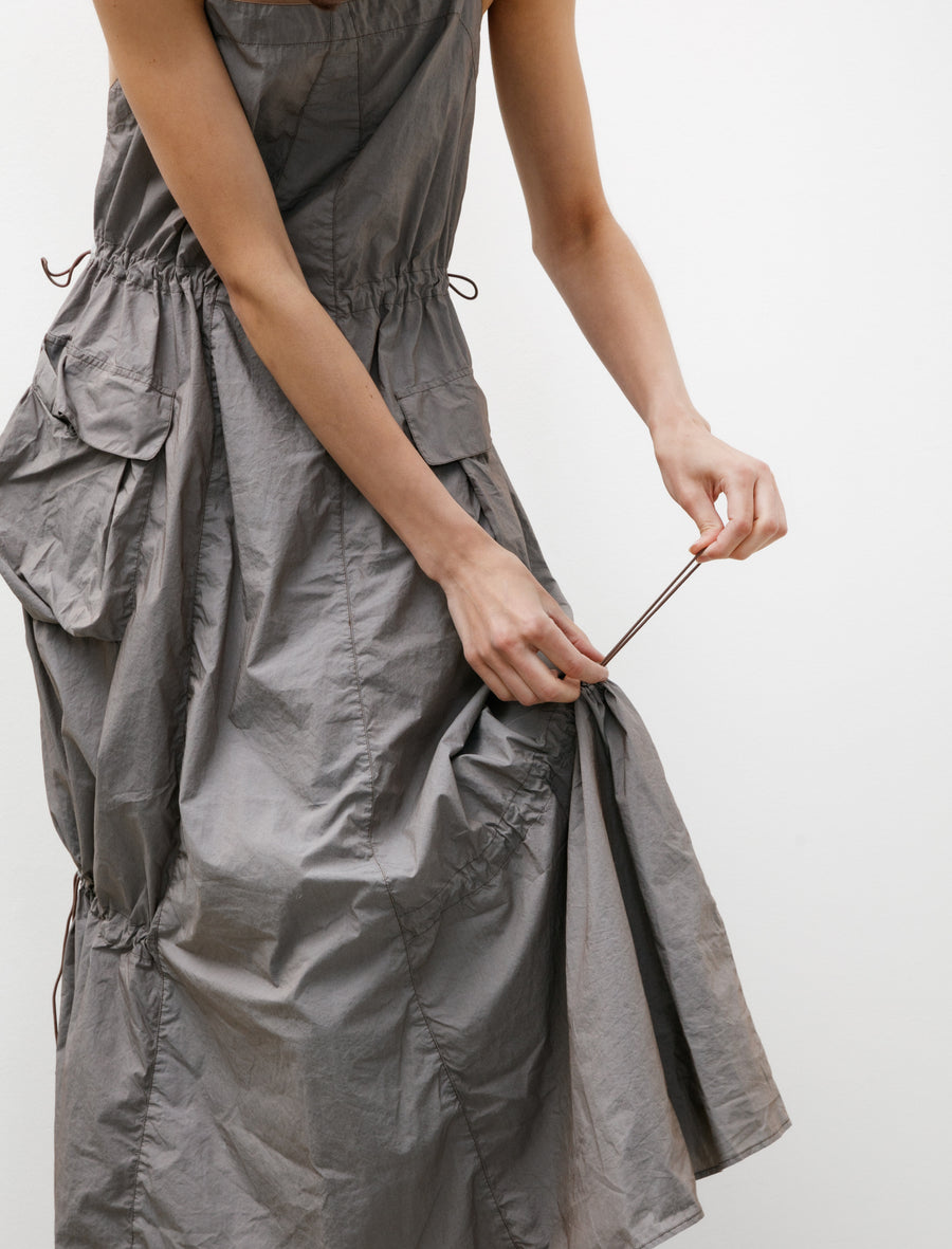 Our Legacy Parachute Dress Stone Khaki Poplin Neighbour Our Legacy Parachute Dress Stone Khaki Poplin Neighbour