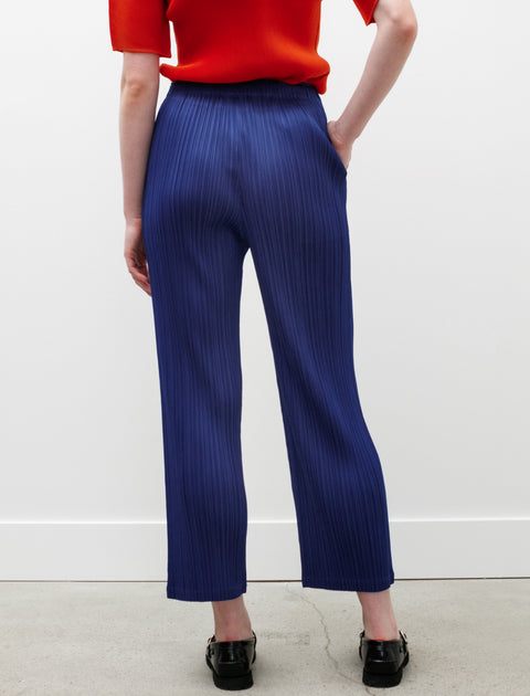 Pleats Please by Issey Miyake Monthly Colors Pants Deep Blue