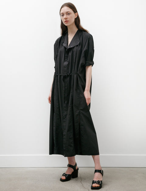 Lemaire Long Tunic with Strings Black