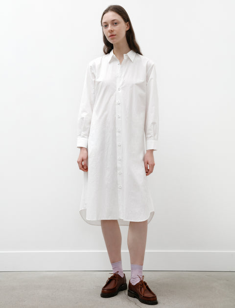 MAN-TLE W-R16A1 Shirt Dress White Summer
