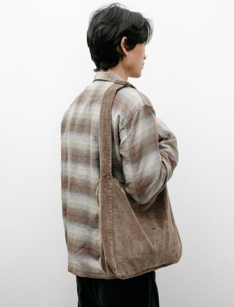 Our Legacy Sling Bag Brown Enzyme Cord