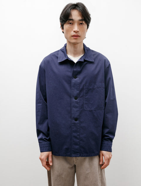 Lemaire LS Pyjama Shirt Blue Violet