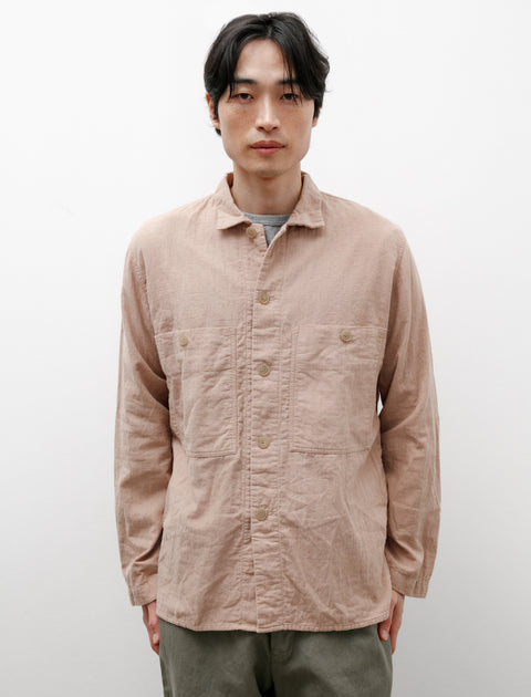 Oliver Church Industrial Over Shirt Handwoven Indigo Cotton Lined
