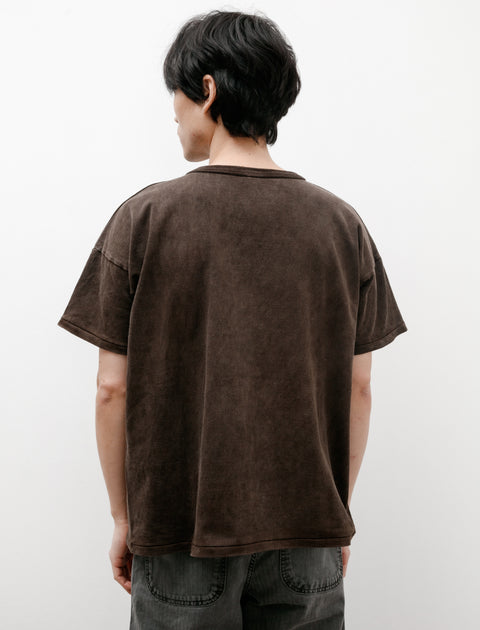 Taiga Takahashi Lot 601 Tee Shirt Mud Dyed Brown