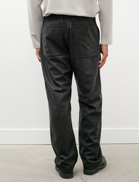 Arpenteur Fox Pants Wool Flannel Charcoal