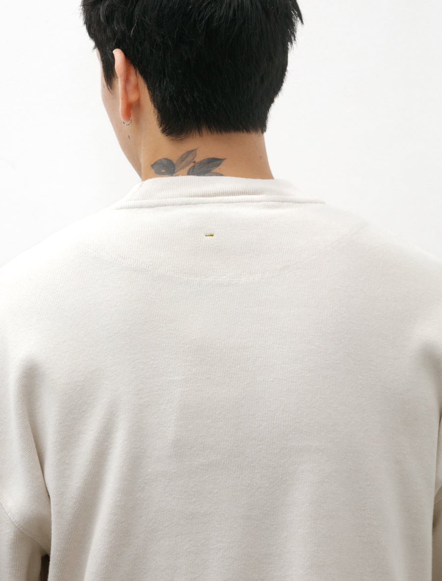 Margaret Howell MHL Oversized Thermal Dry Cotton Rib Off White  