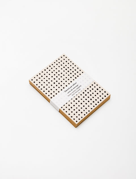 Classiky Mitsou Letterpress Cards Dot/Black