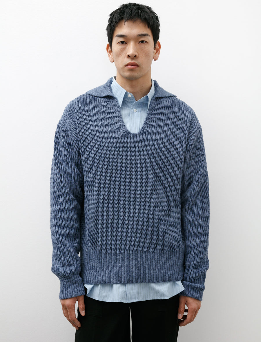 Ernie Palo Wide Rib Skipper Knit