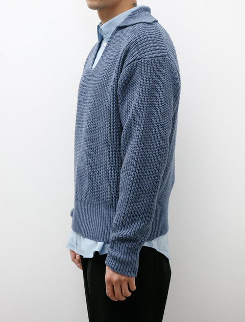 Ernie Palo Wide Rib Skipper Knit