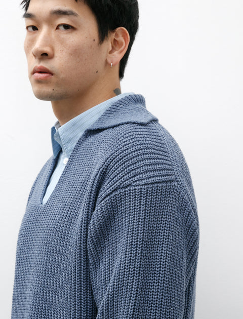 Ernie Palo Wide Rib Skipper Knit