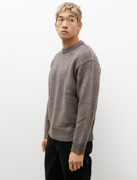 Lemaire Boxy Sweater Donkey Grey