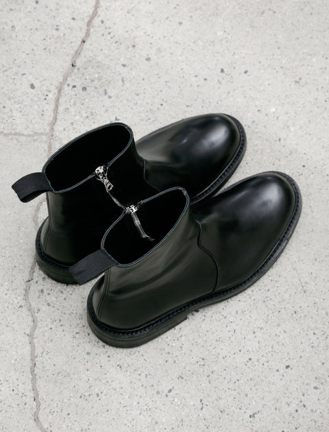 James Coward Trickers Zip Boot Calf Leather Black