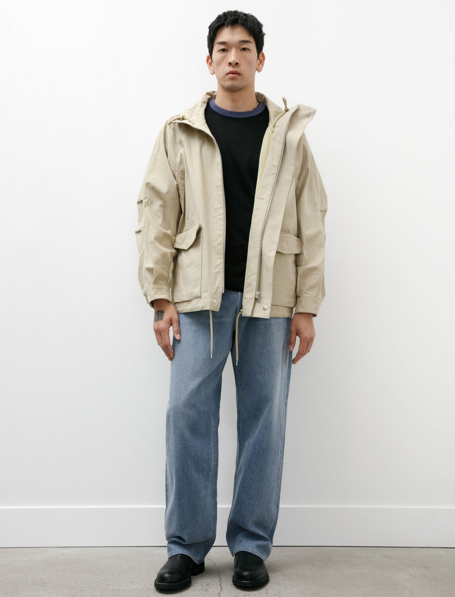 Auralee Selvedge Faded Light Denim Wide Pants Indigo – Neighbour