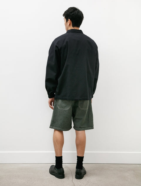 Arpenteur Page Shorts Stone Washed Denim Green