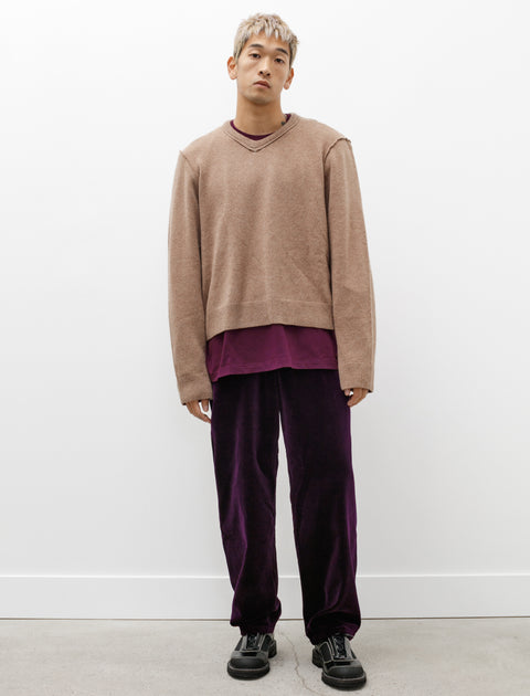 Camiel Fortgens Sweat Pants Piping Velvet Purple