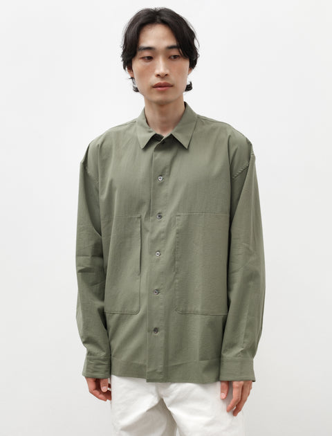 Polyploid Shirt Jacket C Olive