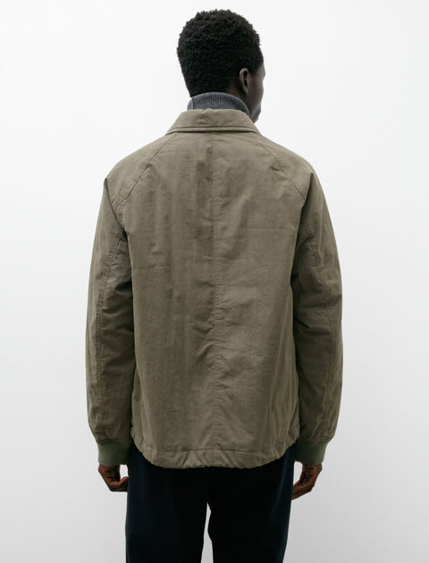 MHL Padded Worker Jacket Coated Cotton Nylon Pale Khaki