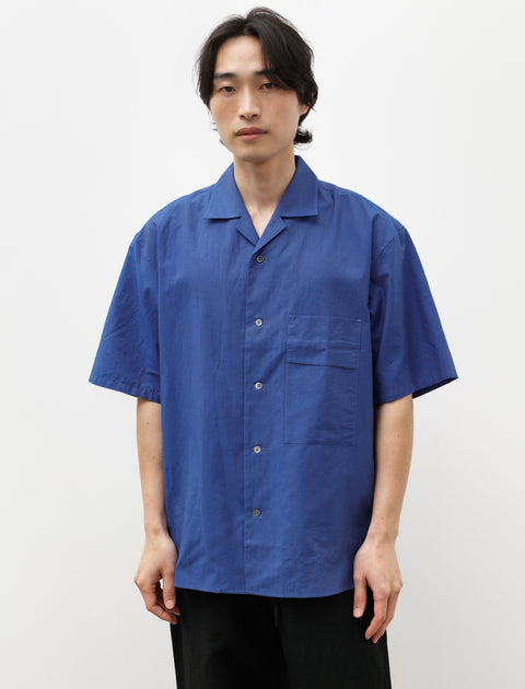 Polyploid Camp Collar Shirt C Blue