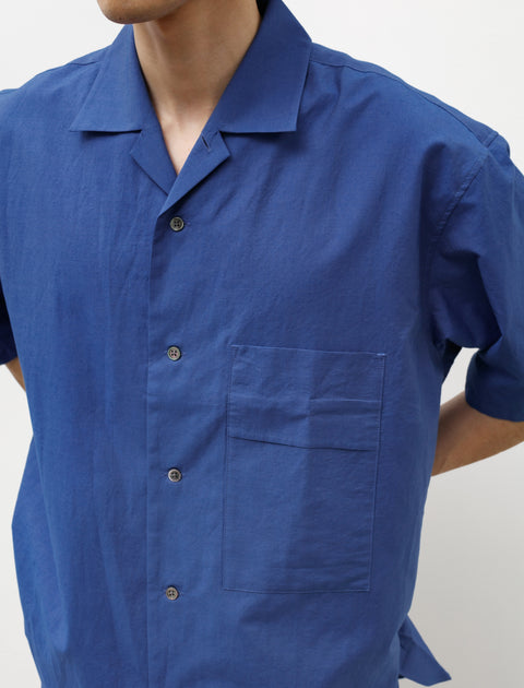 Polyploid Camp Collar Shirt C Blue