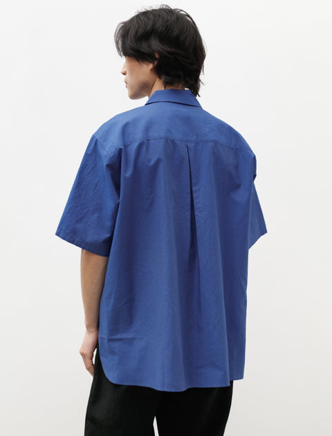 Polyploid Camp Collar Shirt C Blue