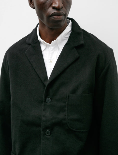 orSlow Relaxed Fit Like Cashmere Jacket Black