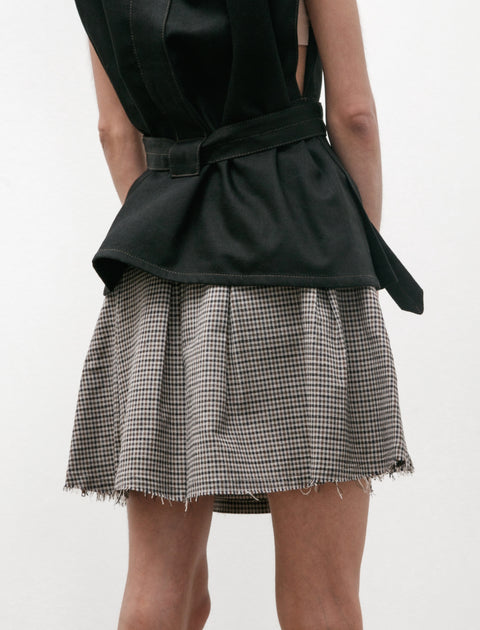 Our Legacy Object Skirt Old Money Check