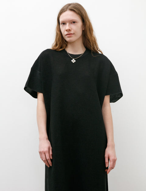 CFCL Washi Short Sleeve Dress Black
