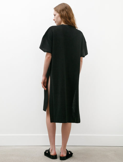 CFCL Washi Short Sleeve Dress Black