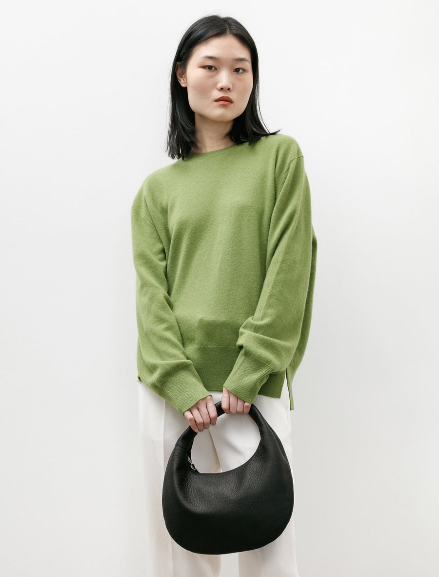 Round One Shoulder Bag Medium Black - Image 3