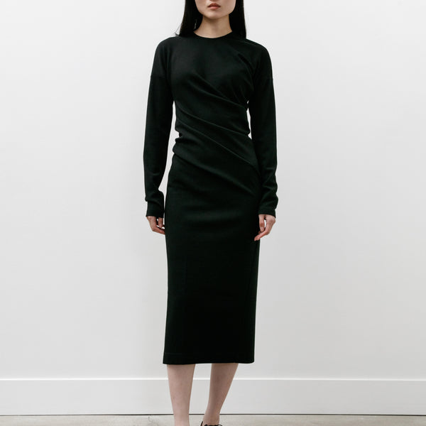 Totême Twisted Jersey Dress Black – Neighbour