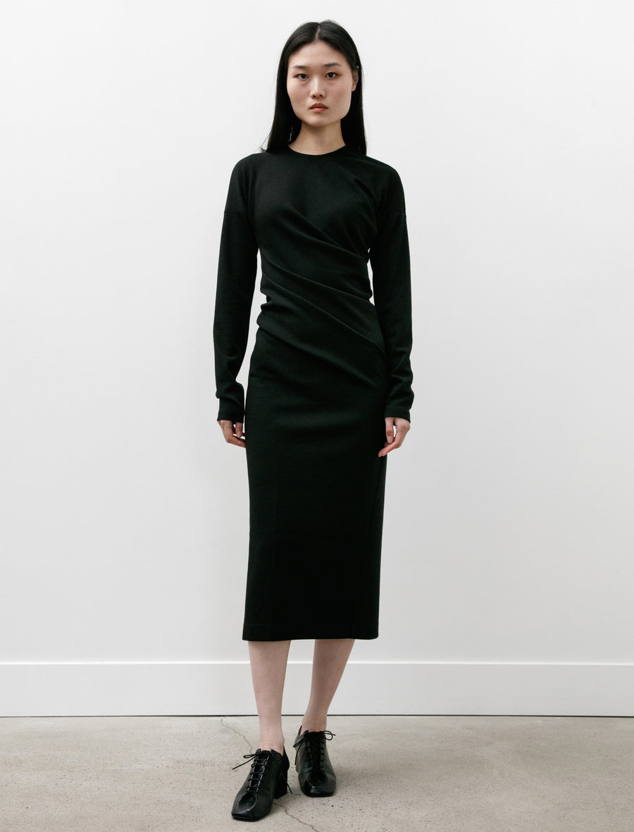 Totme Twisted Jersey Dress Black Neighbour Totme Twisted Jersey Dress Black Neighbour