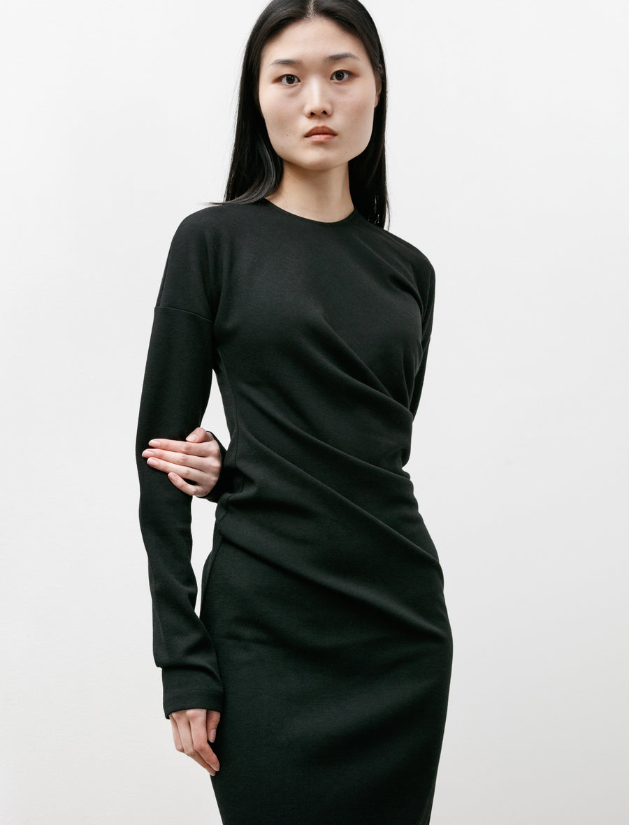 Twisted Jersey Dress Black Twisted Jersey Dress Black