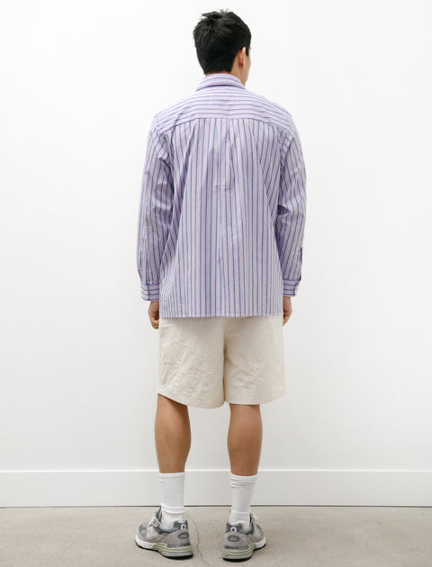 Camiel Fortgens Basic Shirt Shirting Purple Stripe