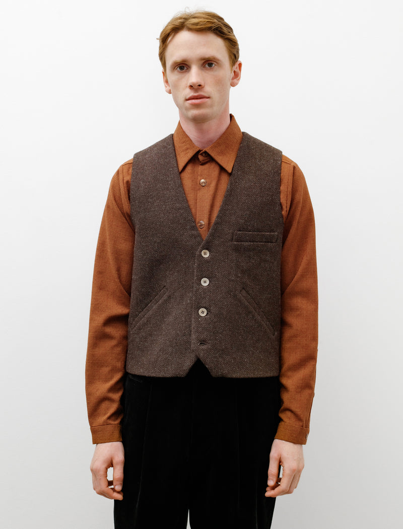 Frank Leder Vintage Wool Shirt Chimney Red – Neighbour