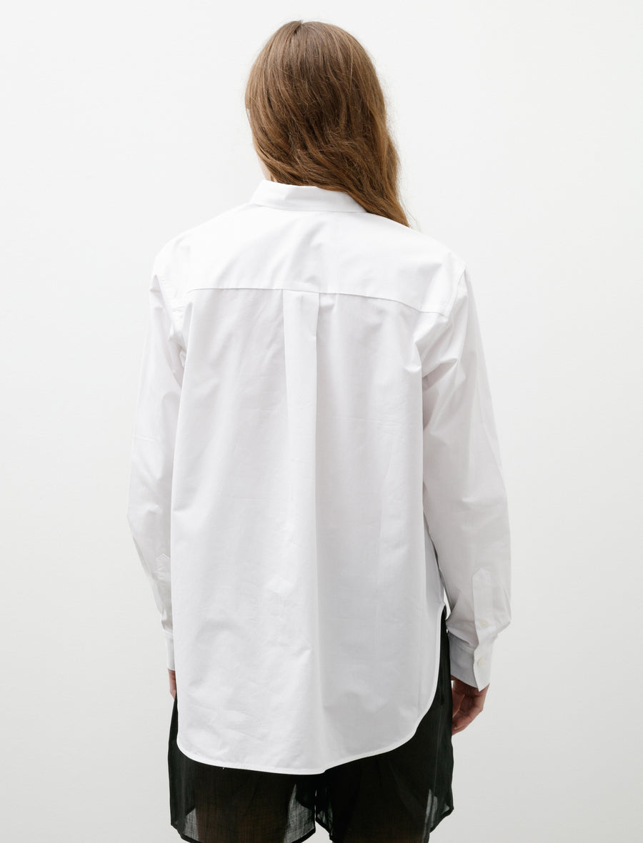 Signature Cotton Shirt White - Image 4