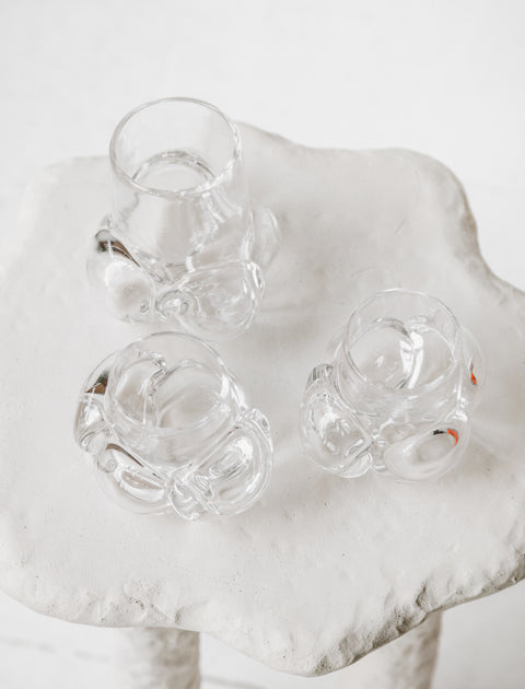 Lusia Glass Cluster Tumbler Ice